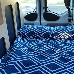 AS Eurocamper Campervan – 4 Berth – bed