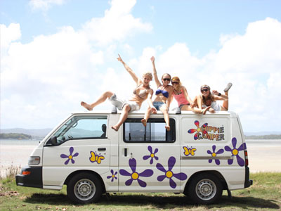 hippie travel van