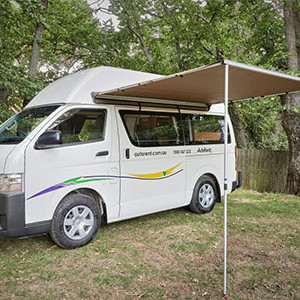 AR Hi-Top Campervan – 4 Berth-side-with-awning