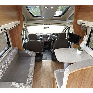 AR Luxury Motorhome – 4 Berth-front-dinette-area
