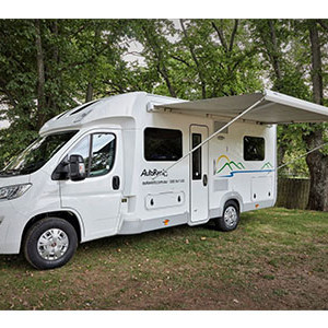 AR Luxury Motorhome – 4 Berth -side-with-awning