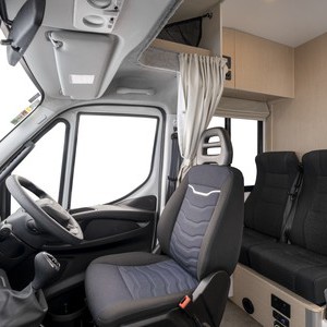 maui Cascade 4 Berth AU Interior Cab And Rear Travel Seats