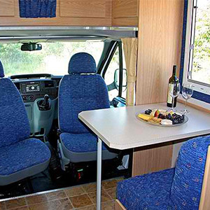 KC Southern Cross Motorhome – 2 Berth – seats