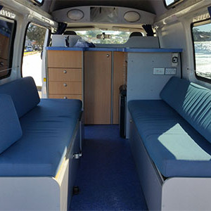 AS HighTop Campervan – 3 Berth – internal rear