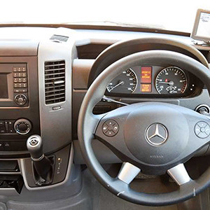 AC Euro Deluxe Motorhome Winnebago – 6 Berth – drivers cabin
