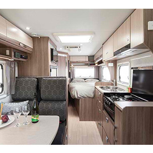 Serenity Conquest Large Motorhome – 4 Berth – living area