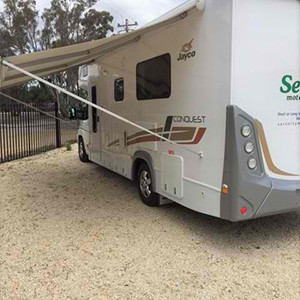 Serenity Conquest Slideout Motorhome – 5 Berth – side awning