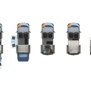 SP Beta Campervan – 4 Berth Layout