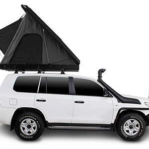 Red Dirt 4WD With Roof Top Tent – 2 Berth – rooftent open (1)