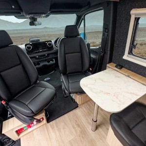 LGM Wanderer Motorhome – 2+1 Berth AU Interior Dinette Table Seats LGM Wanderer Motorhome – 2+1 Berth AU Interior Dinette Table Seats