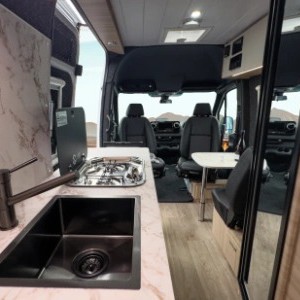 LGM Wanderer Motorhome – 2+1 Berth AU Interior Kitchen Stovetop Sink LGM Wanderer Motorhome – 2+1 Berth AU Interior Kitchen Stovetop Sink