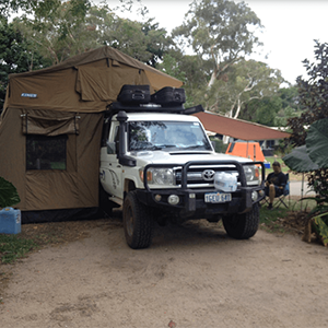 BM Troopy Rooftop-Ground Tent 4WD – 4 Berth-tent-front-view