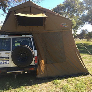 BM Troopy Rooftop-Ground Tent 4WD – 4 Berth-tent-rear-view