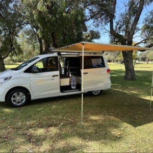 GC LDV Eco Campervan – 2 Berth Exterior Side Awning Extended