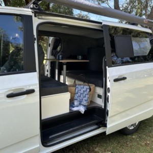 GC LDV Eco Campervan – 2 Berth Exterior Sliding Doors Open