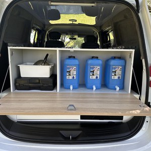 GC LDV Eco Campervan – 2 Berth Interior Rear Kitchen Water Storage