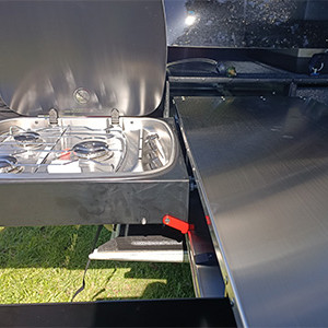 ar-dual-cab-roof-top-tent-2-berth-outside-cooking area