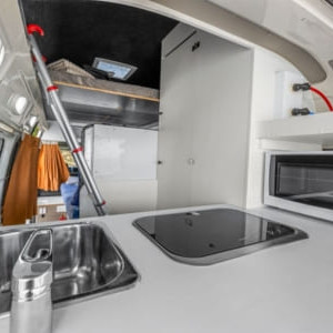 Camperman Maxie Deluxe HighTop Campervan – 4 Berth Kitchen