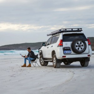 RS Land Cruiser Prado 4WD Back View 2