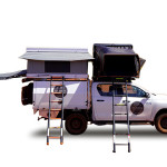 WA Toyota Hilux with Twin Rooftop Tents 4WD - 5 Berth-exterior-white