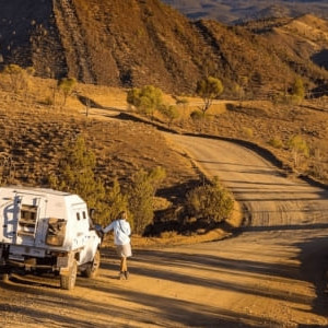 CA Hilux 4WD – 2 Berth Back View