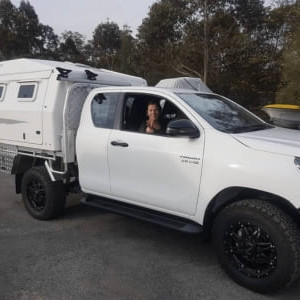 CA Hilux 4WD – 2 Berth Side View 3