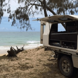 CA Hilux 4WD – 2 Berth Side View