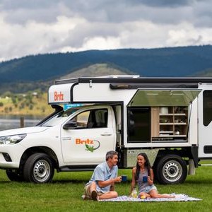Britz Maverick 4WD – 2 Berth Side view