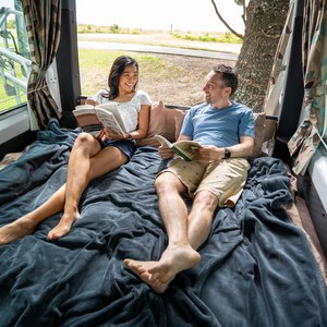 Apollo Euro Plus AU Couple Reading in Bed