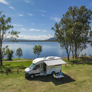 Apollo Euro Quest AU Aerial Lakeside Campsite Apollo Euro Quest AU Aerial Lakeside Campsite