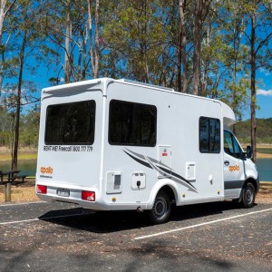 Apollo Euro Quest Motorhome – 4 Berth Exterior Back View