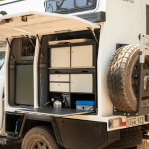 RS Hilux – 2 Berth Sleep Inside Storage