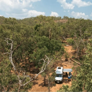 RS Hilux – 2 Berth Sleep Inside Top View