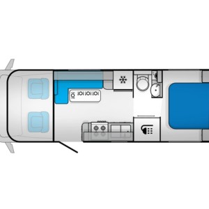 LGM Grandiose Motorhome – 2 Berth Layout LGM Grandiose Motorhome – 2 Berth Layout
