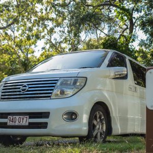 AW BD Campervan – 2 Berth AU Exterior Front View At Campsite