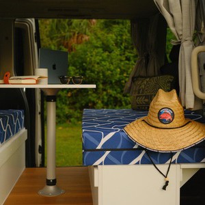 AW BD Campervan – 2 Berth AU Interior Bed With Table