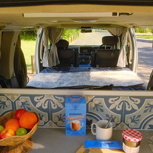AW BD Campervan – 2 Berth AU Interior Kitchen And Cabin View
