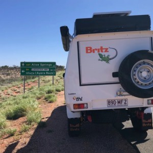Britz Warrior 4WD – 4 Berth Back View