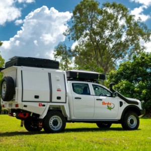 Britz Warrior 4WD – 4 Berth Side View 2