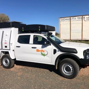 Britz Warrior 4WD – 4 Berth Side View 3
