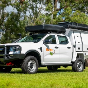 Britz Warrior 4WD – 4 Berth Side View