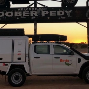 Britz Warrior 4WD – 4 Berth Side View 4