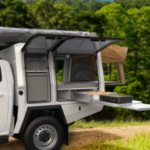 Britz Warrior 4WD – 4 Berth Cooking Indicative Render