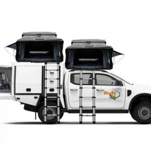Britz Warrior 4WD – 4 Berth Side View 3