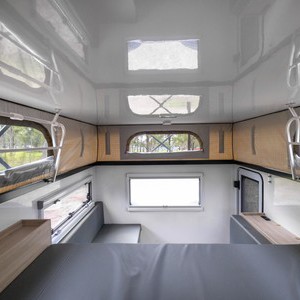 Mighty 4WD Camper AU Raised Pop-top Dining Interior