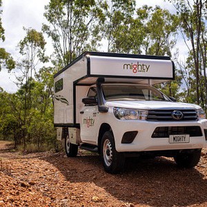 Mighty 4WD – 2 Berth AU Exterior Driver Side View Mighty 4WD – 2 Berth AU Exterior Driver Side View