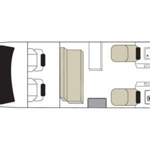 Mighty DeLite Motorhome – 4 Berth Layout 1 Mighty DeLite Motorhome – 4 Berth Layout 1