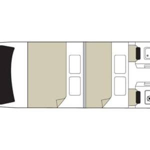 Mighty DeLite Motorhome – 4 Berth Layout 2 Mighty DeLite Motorhome – 4 Berth Layout 2