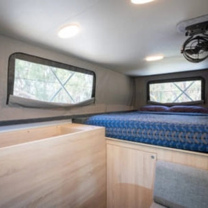 RS Luxury Hilux – 2 Berth Sleep Inside Interior Bed