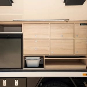 RS Luxury Hilux – 2 Berth Sleep Inside Interior cabinet